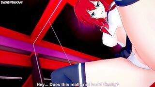 All Girls From Highschool DxD Give You A Footjob Hentai POV