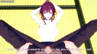 Kafka and March 7th From Honkai Star Rail Give You A Footjob Hentai POV