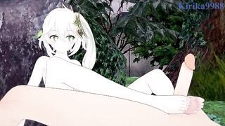Nahida and I have intense sex in the forest. - Genshin Impact Hentai