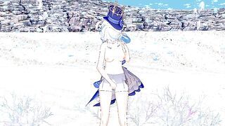 Furina Masturbates UNDER WATER ! [ Genshin Impact Hentai R34 ]