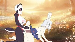 Strapon in a meadow (Lust's Cupid)