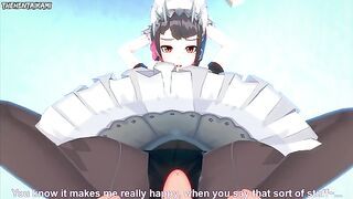 Ellen Joe From Zenless Zone Zero Gives You A Footjob Hentai POV