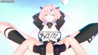 Nicole Demara from Zenless Zone Zero Gives You A Footjob Hentai POV