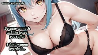 [HENTAI JOI] Cum To Being Smothered (breath play, femdom, humiliation)