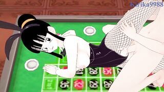 Chi-Chi and I have intense sex in the casino. - Dragon Ball Hentai