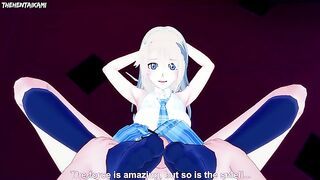 Namine from Kingdom Hearts Gives You A Footjob Hentai POV