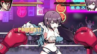 [#01 Hentai Game Waifu Fighter.animation of having sex with a Yankee girl during boxing.