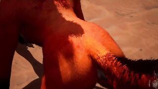 Furry Friends: Fun Moments of Hyena and Fox