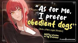 [ F4M] You Are Stuck in an Elevator With Makima, After Your Date ( Pet Play | Femdom ) Audio RP