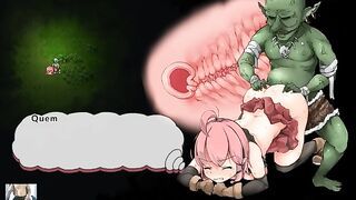 CUTE 18 YEARS GIRL DOGGYSTYLE FUCKED BY GOBLIN