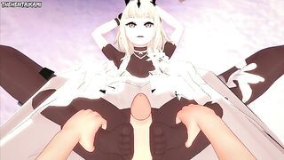 Reed from Arknights Gives You A Footjob Hentai POV