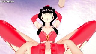 Mai from Avatar Gives You A Footjob Hentai POV