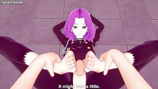 Cornelia li Britannia from Code Geass Gives You A Footjob Hentai POV