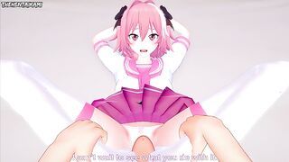 Astolfo from Fate Gives You A Footjob Hentai POV