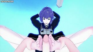 Bernadetta from Fire Emblem Three Houses Gives You A Footjob Hentai POV