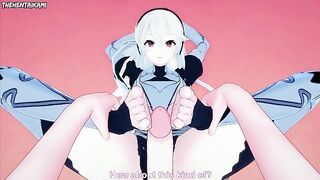 Corrin from Fire Emblem Fates Gives You A Footjob Hentai POV