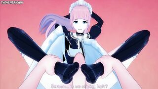 Felicia from Fire Emblem Fates Gives You A Footjob Hentai POV