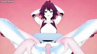 Hinoka from Fire Emblem Fates Gives You A Footjob Hentai POV