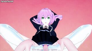 Myuu Ousawa from Hagure Yusha no Estetica You A Footjob Hentai POV