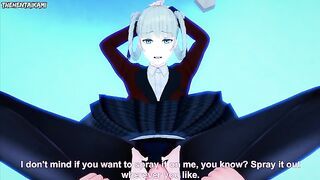 Kirari from Kakegurui Gives You A Footjob Hentai POV
