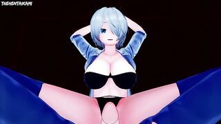 Angel from King of Fighters Gives You A Footjob Hentai POV
