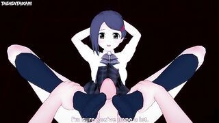 Ako from Kiss X Sis Gives You A Footjob Hentai POV
