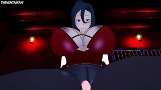 Sylvia from Konosuba Gives You A Footjob Hentai POV
