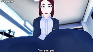 Mary Jane Watson from Marvel Gives You A Footjob Hentai POV