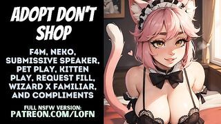 [F4M] Neko Seeking Wizard [PATREON PREVIEW] [NEKO] [PET PLAY] [KITTEN PLAY] [SUBMISSIVE SLUT]