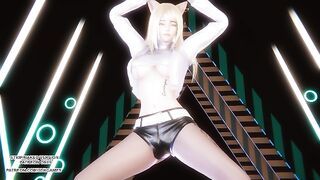 [MMD] EVERGLOW - Bon Bon Chocolat Ahri Sexy Kpop Dance 4K 60FPS