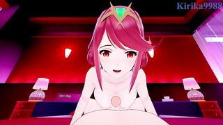 Pyra (Homura) and I have intense sex at a love hotel. - Xenoblade Chronicles 2 Hentai