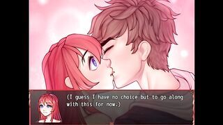 Harem In Another World [ Harem Hentai Game ] Ep.3  farmer's daughter is playing with furry dildo