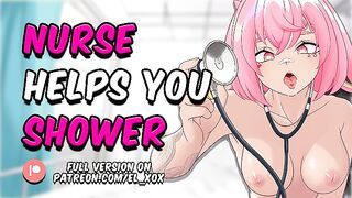ASMR Nurse Cleans Your Cock in the Shower