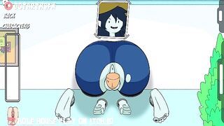 Marceline The Vampire Big Ass Stuck In Glory Hole Dripping Creampie - Hole House