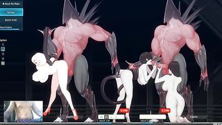 2B NEAR AUTOMATA FUCKED BY MUSCULAR ALIENS - ALIEN QUEST EVE