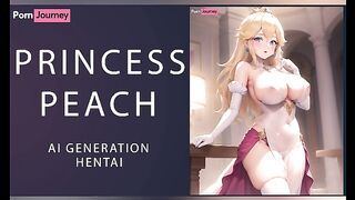 PornJourney AI Hentai : Princess Peach, get horny with Princess Peach from Mario