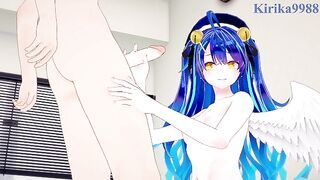 Amamiya Kokoro and I have intense sex in the bedroom. - Nijisanji VTuber Hentai