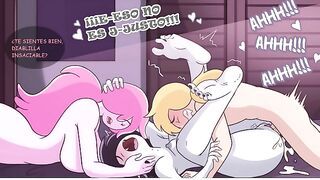 Dulce Princesa y Marceline se Turnan para ser folladas por fin - Hora de Aventura Hentai