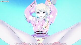 Hiyoko from Danganronpa Gives You A Footjob Hentai POV