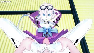Miu Iruma from Danganronpa Gives You A Footjob Hentai POV