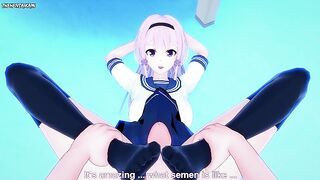 Sakura from Ore Wo Suki Gives You A Footjob Hentai POV