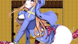 cute nun came to the monster so that he could take her virginity