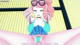 Sonia from Pokemon Gives You A Footjob Hentai POV