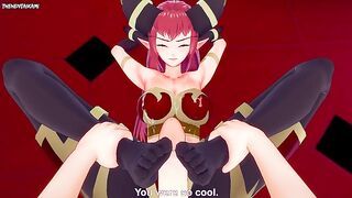 Alexstrasza from World of Warcraft Gives You A Footjob Hentai POV