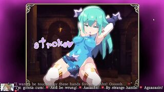 LESBIAN FUTANARI MASTURBATED BY GIANT TITS - MAGE KANADE