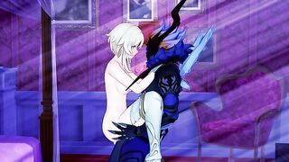 Genshin Impact : Foul Legacy Childe X Lumine [Hentai Porn R34 Animation]