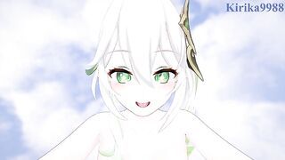Nahida and I have intense sex in the meadow. - Genshin Impact POV Hentai