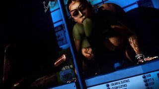 Freaky neighbor met me in the Laundry room