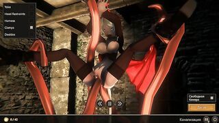 the devil fucks his sinner succubus with a huge dick