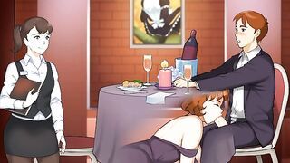 Milf's Plaza #26: Married milf gives me a blowjob in the restaurant